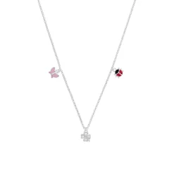 Kette mit Anhängern aus Sterlingsilber für Mädchen 2037943