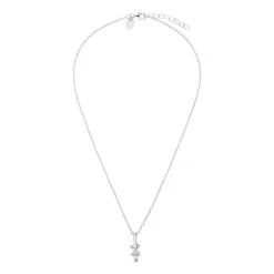 Kette Tanzmaus aus Sterlingsilber und Emaille, rosa 2035972