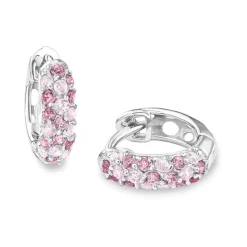 Kinder Creolen aus 925er Silber mit Zirkonia 2016523