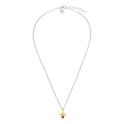 Kinder Halskette Biene aus Sterlingsilber, bicolor 2035989