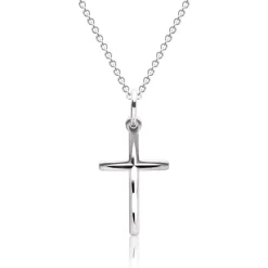 Kinderkette 925 Silberkreuz KP0006SLK