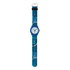 Kinderuhr Blue Sea aus Kunststoff, blau 280305051