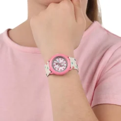 Kinderuhr Rehkitz mit Textilarmband 2038624