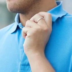 Klassischer 925er Silberring für den Herren R8563SL