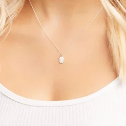 Kleiner 925 Silberanhänger gravierbar SP0380SL