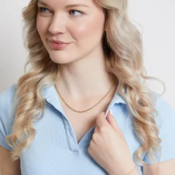 Kordelkette aus 14 Karat Gold, 2,7 mm breit BIN1140-14KGSL