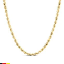 Kordelkette aus 585er Gelbgold in 4 mm Stärke BIN1139-14KGSL