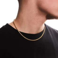 Kordelkette aus 585er Gelbgold in 4 mm Stärke BIN1139-14KGSL