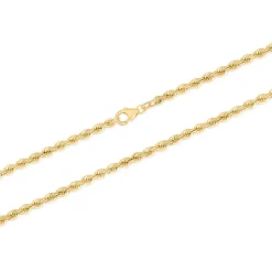 Kordelkette aus 585er Gelbgold in 4 mm Stärke BIN1139-14KGSL