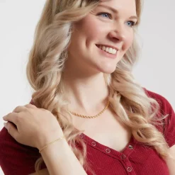 Kordelkette aus 585er Gelbgold in 4 mm Stärke BIN1139-14KGSL