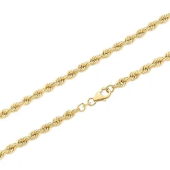 Kordelkette aus 585er Gold, 4,4 mm breit BIN1155-14KGSL