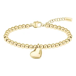 Kugelarmband für Damen aus Edelstahl, vergoldet 1580643