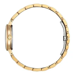 L Elegance Eco-Drive Damenuhr aus Edelstahl, IP Rosé EM0993-82Z