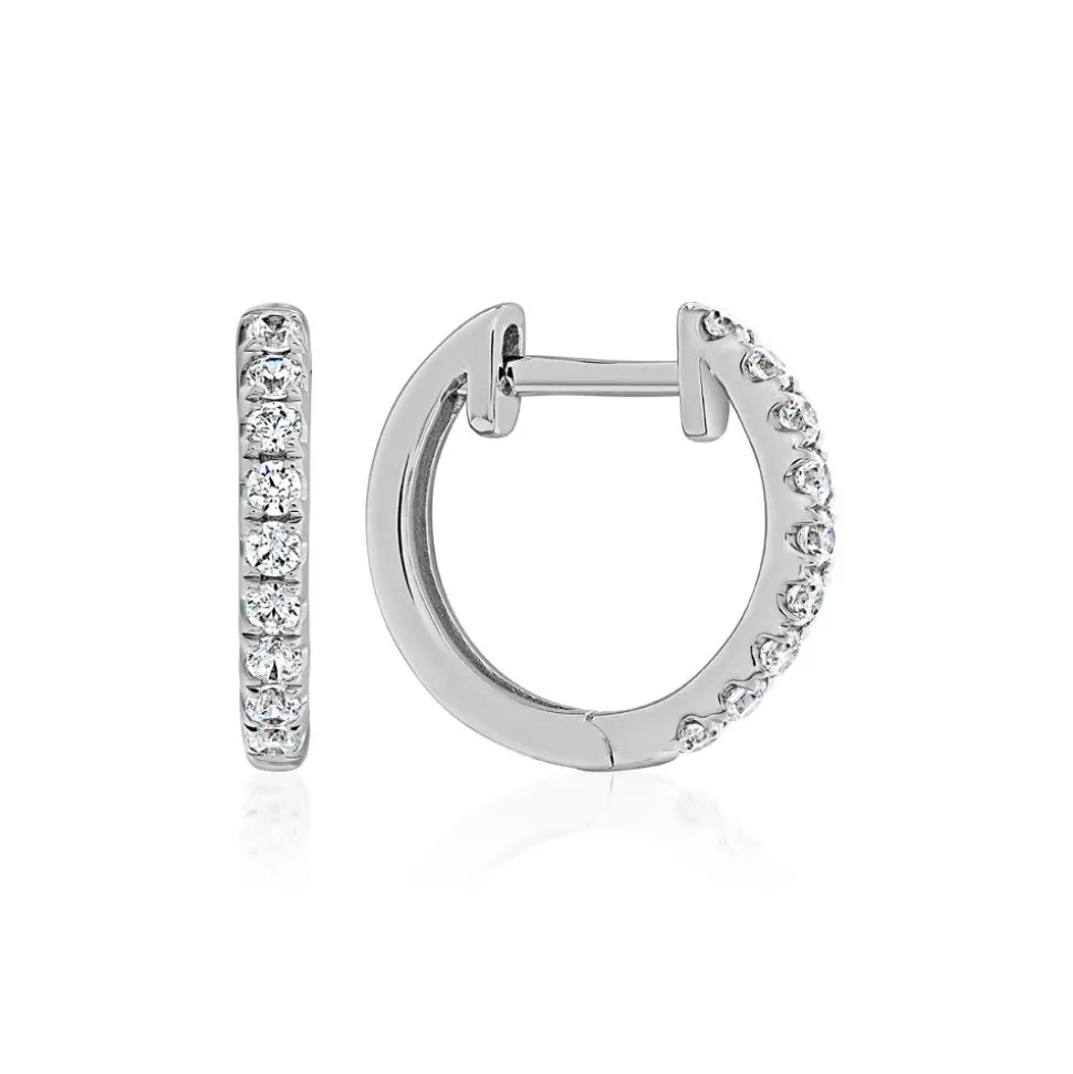 Lab Diamant Ohrringe für Damen aus Weißgold oder Platin BDE0043LG-WSL