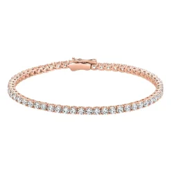 Lab grown Diamant-Tennisarmband aus Roségold BDB0034LG-RSL