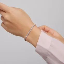 Lab grown Diamant-Tennisarmband aus Roségold BDB0034LG-RSL