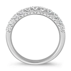 Lab-grown Diamantring aus Weißgold oder Platin BDR0047LG-WSL