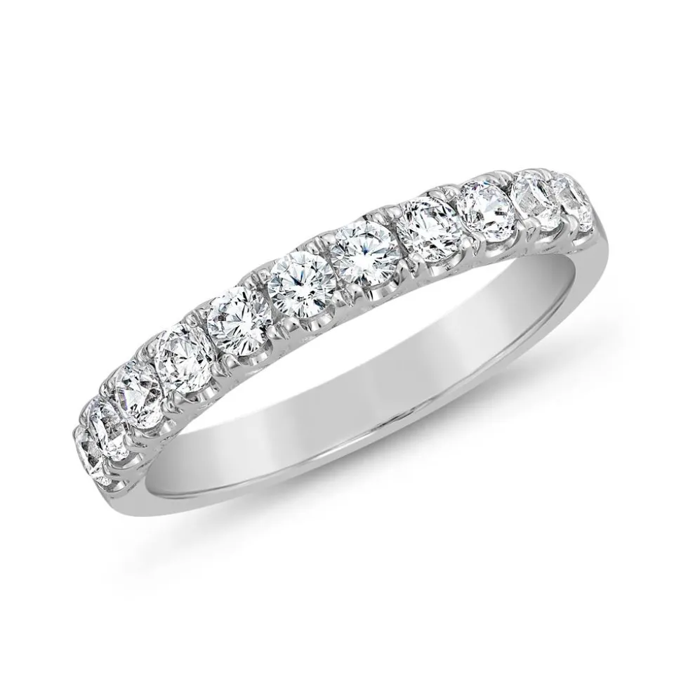 Lab-grown Diamantring aus Weißgold oder Platin BDR0047LG-WSL