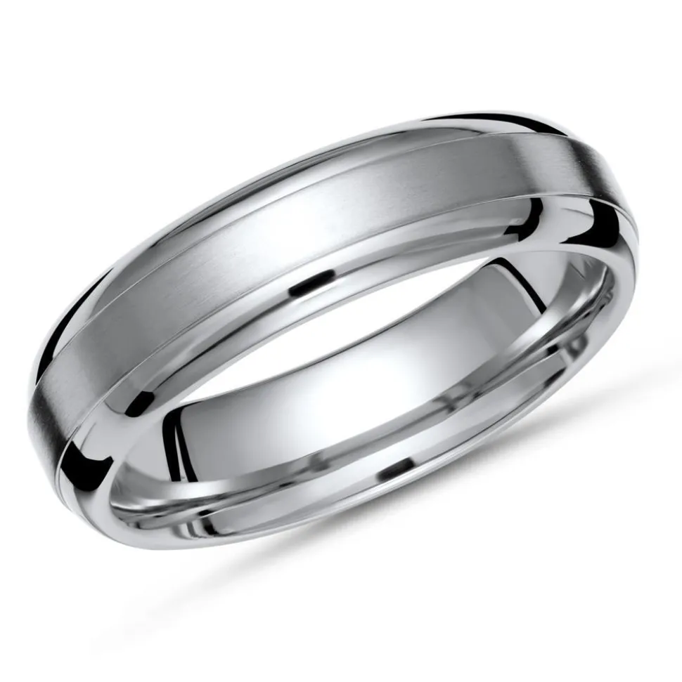 Matter Ring Titan mit polierten Kanten in 6mm TR0067SL