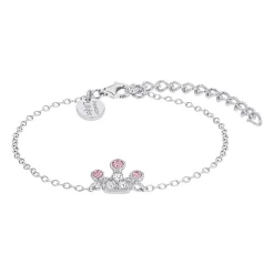 Mädchen Armband Krone aus Sterlingsilber mit Zirkonia 2036939