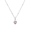 Mädchen Herzkette aus Sterlingsilber mit Zirkonia 2033373