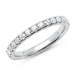 Memoire-Ring 585er Weißgold 29 Diamanten DR0102-14KW-48mm