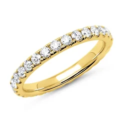 Memoire-Ring 14K Gold 29 Diamanten DR0102-14KG-48mm