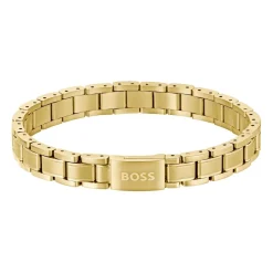 Metal Link Essentials Gravurarmband, Edelstahl, IP Gold 1580711