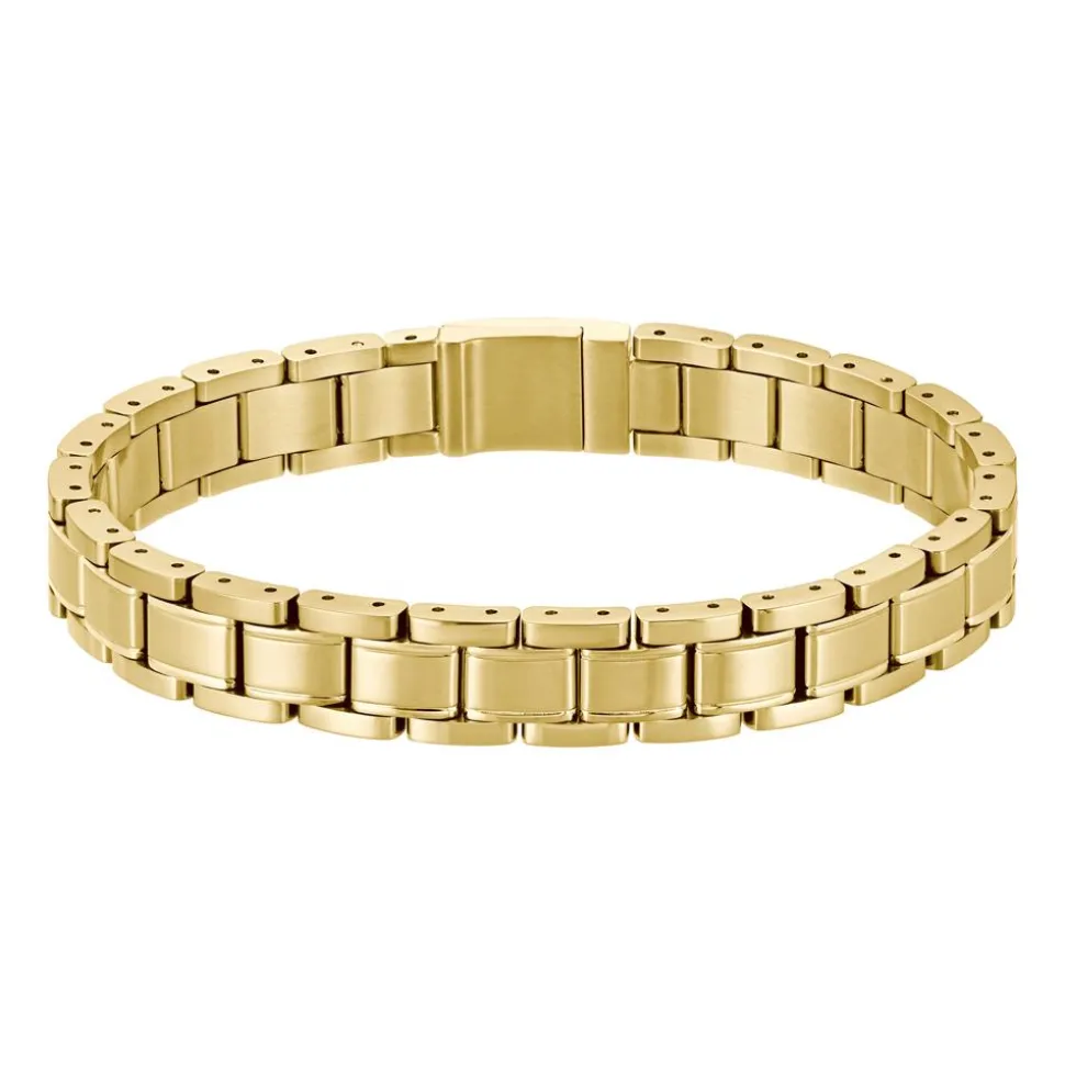 Metal Link Essentials Gravurarmband, Edelstahl, IP Gold 1580711