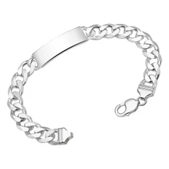 12mm 925 Silber Armband Gravur ID0120SL