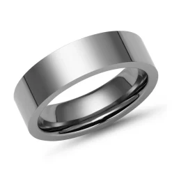 Moderner Ring Titan 6mm hochglanz poliert TR0082SL