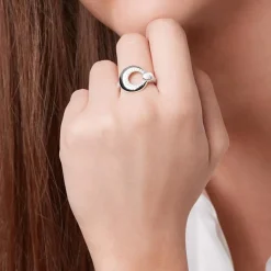 Modischer Ring 925 Silber Zirkonia SR0207SL