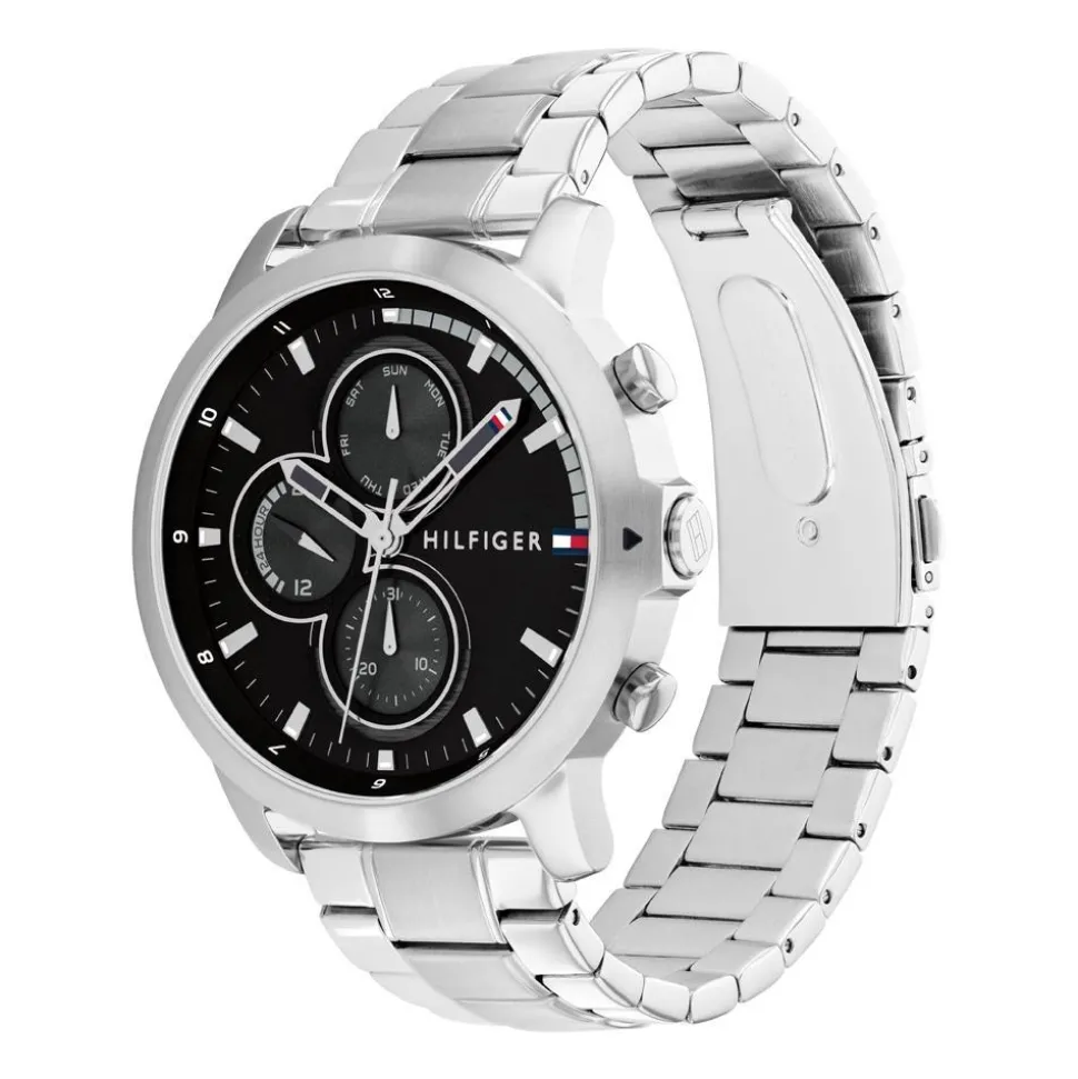 Multifunktionsuhr aus Edelstahl für Herren 1792048