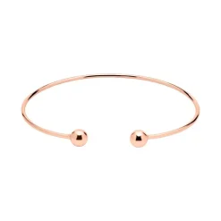 Offener Armreif aus rosévergoldetem 925er Silber LSB0015