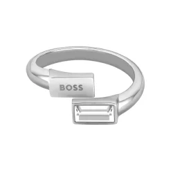 Offener Ring Clia für Damen aus Edelstahl mit Kristall 1580414