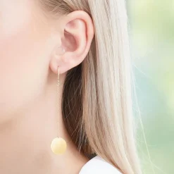 Ohrhänger aus vergoldetem 925er Silber SE0907SL