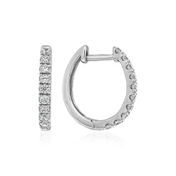 Ohrringe aus Weißgold oder Platin mit Lab Brillanten BDE0044LG-WSL