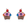 Ohrstecker für Kinder Muffin mit Kirsche KE0149