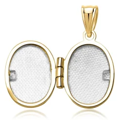 Ovales Medaillon 333er Gelbgold GP0197SL