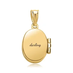 Ovales Medaillon 333er Gelbgold GP0197SL