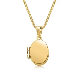 Ovales Medaillon 333er Gelbgold GP0197SL
