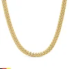 Panzerkette aus 585er Gold, 6 mm Stärke BIN1110-14KGSL