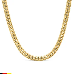 Panzerkette aus 585er Gold, 6 mm Stärke BIN1110-14KGSL