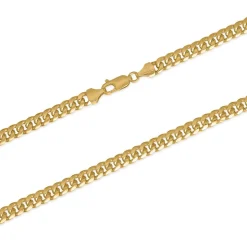 Panzerkette aus 585er Gold, 6 mm Stärke BIN1110-14KGSL