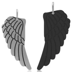 Partneranhänger Engelsflügel Edelstahl P5173SL