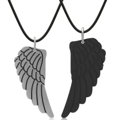 Partneranhänger Engelsflügel Edelstahl P5173SL