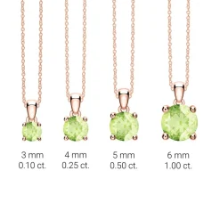 Peridot Anhänger aus 585er Roségold BDP0035Pe-14KRSL