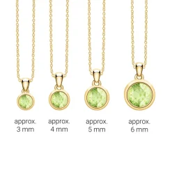 Peridot Anhänger für Ketten aus 585er Gold BDP0033Pe-14KGSL