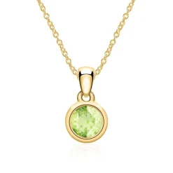 Peridot Anhänger für Ketten aus 585er Gold BDP0033Pe-14KGSL