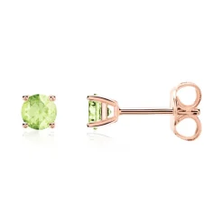Peridot Ohrstecker für Damen aus 585er Roségold BDE0022Pe-14KRSL